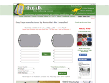 Tablet Screenshot of oze-id.com.au
